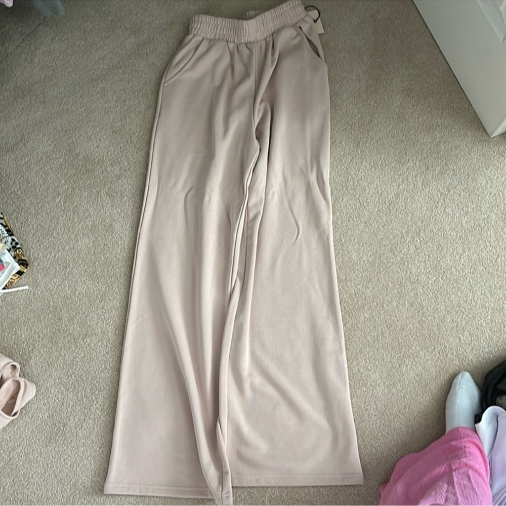 Superdown blush Jules fleece set size xs